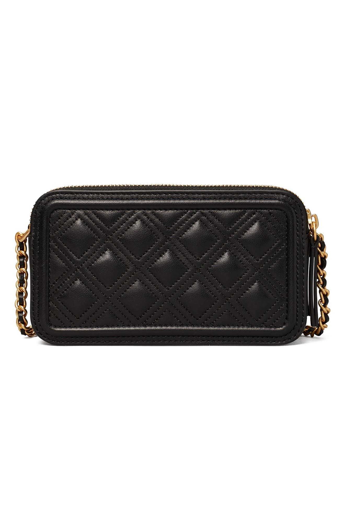 Tory Burch Fleming Double Zip Mini Bag, Alternate, color, 