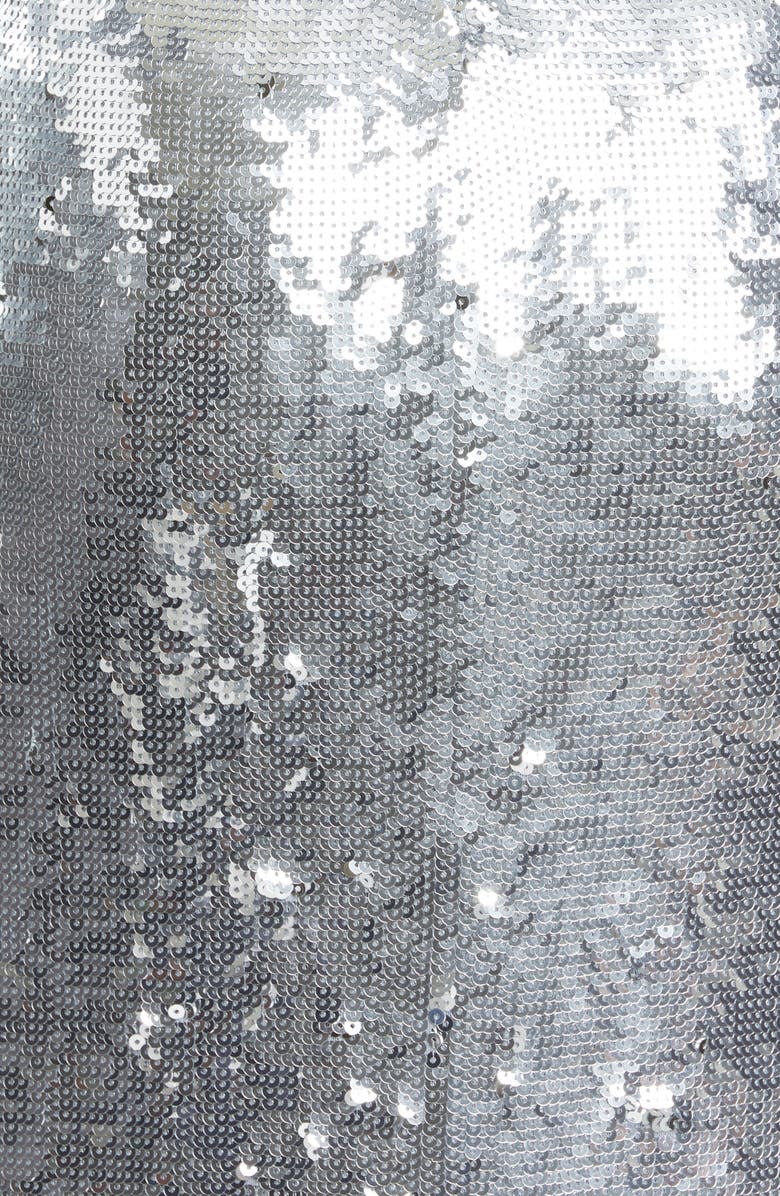 Veronica Beard Nila Sequin Long Sleeve Midi Dress, Alternate, color, 