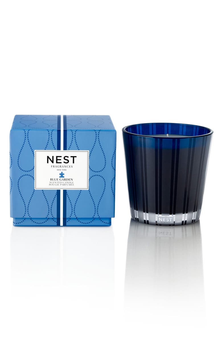 NEST New York NEST Fragrances Blue Garden Three-Wick Candle, Main, color,