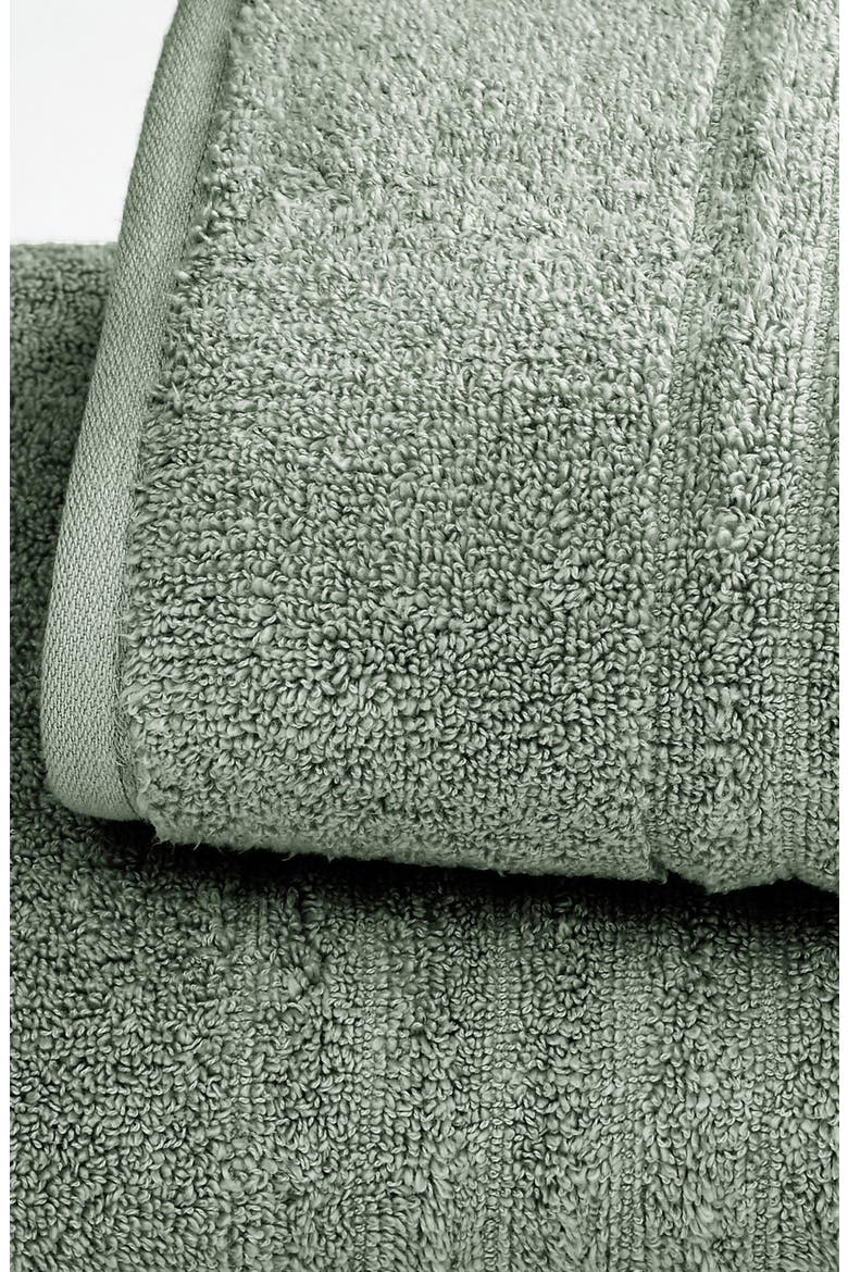 Combed Cotton 6-Piece Towel Set, Alternate, color, EUCALYPTUS