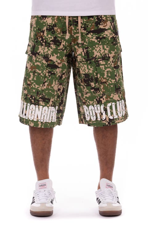 Camo Cargo Shorts
