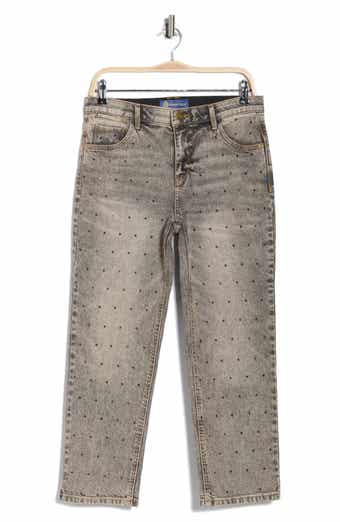 Democracy Crystal Embellished Boyfriend Jeans