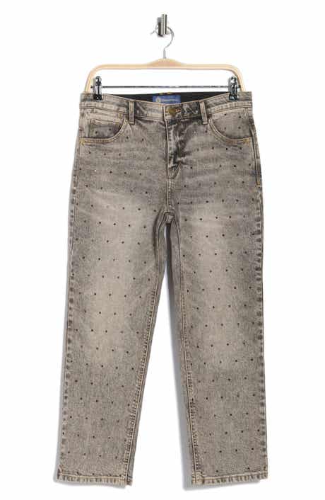Democracy Crystal Embellished Boyfriend Jeans