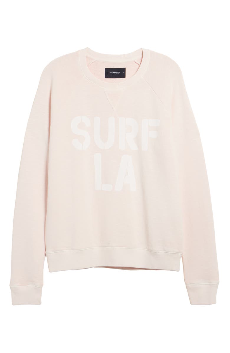 Lucky Brand Surf Graphic Sweatshirt, Alternate, color, 