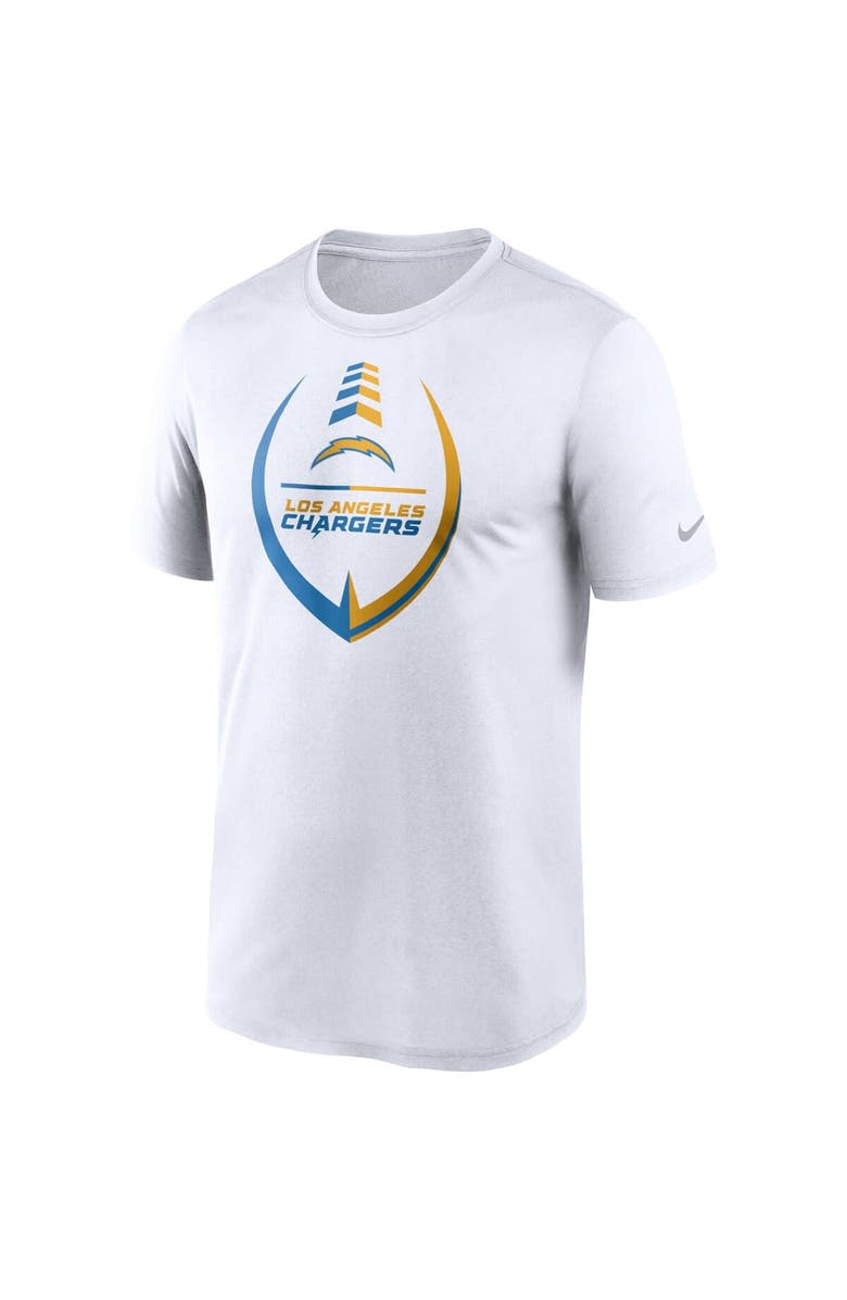Nike Men's Nike White Los Angeles Chargers Icon Legend Performance T-Shirt, Alternate, color, White