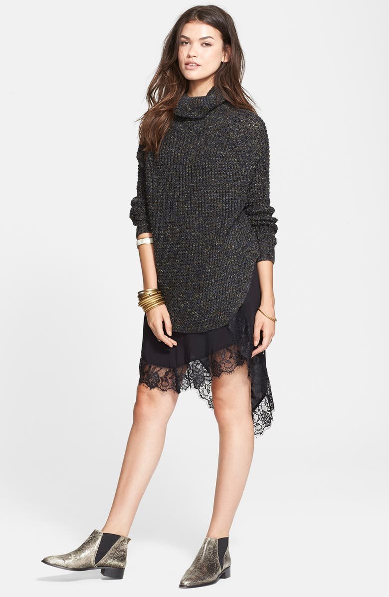 Free People Turtleneck Pullover, Alternate, color, 