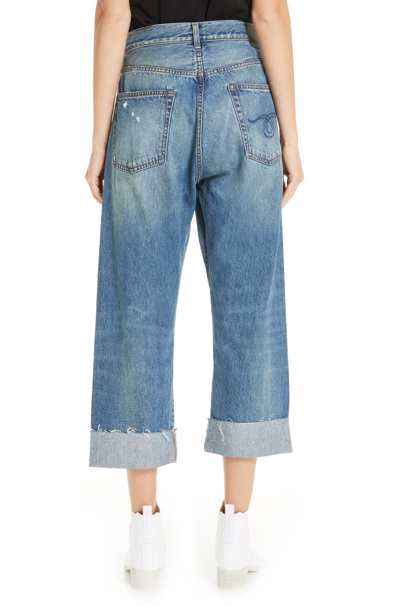 R13 Crossover Jeans, Alternate, color, Jasper