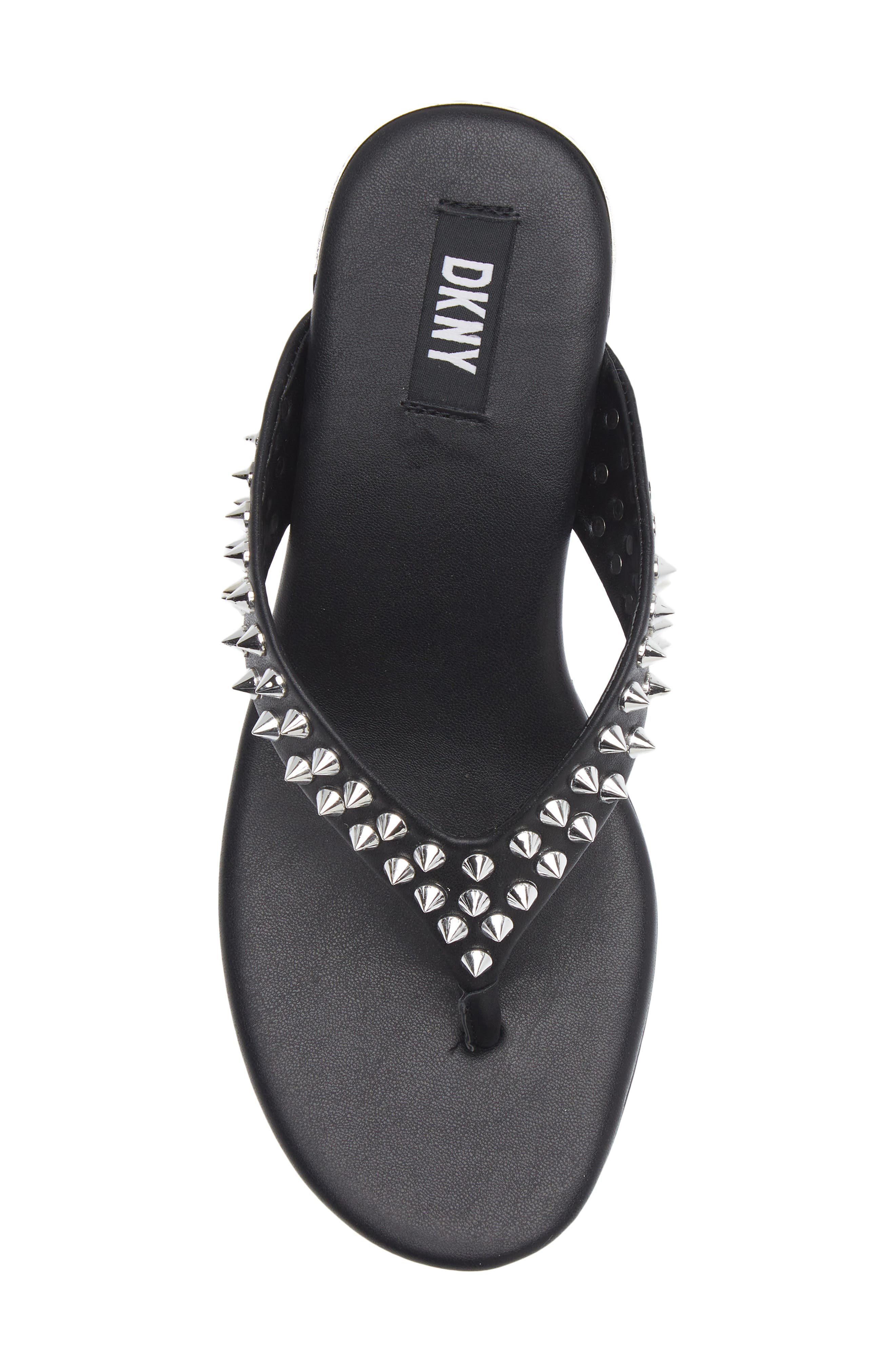 Tina Studded Platform Flip Flop, Alternate, color, BLACK