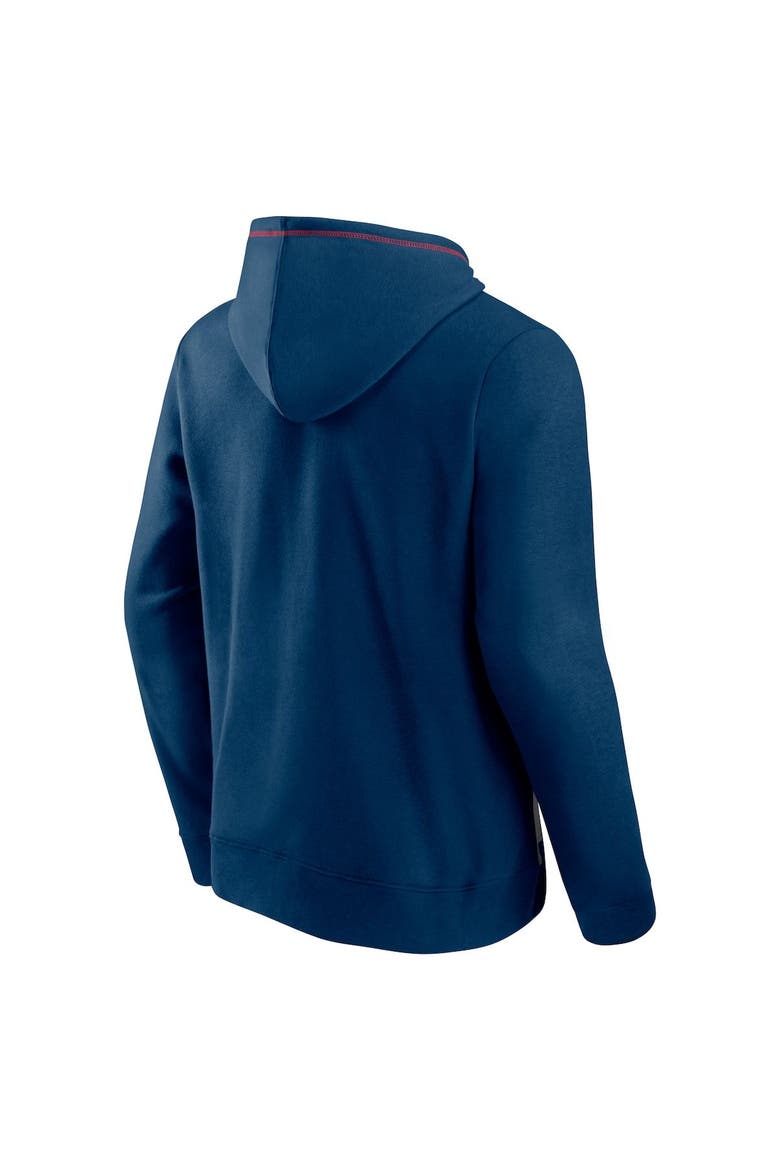 Men's Fanatics Branded Heathered Charcoal/Navy Houston Texans Expansion Full-Zip Hoodie, Alternate, color, Heather Charcoal