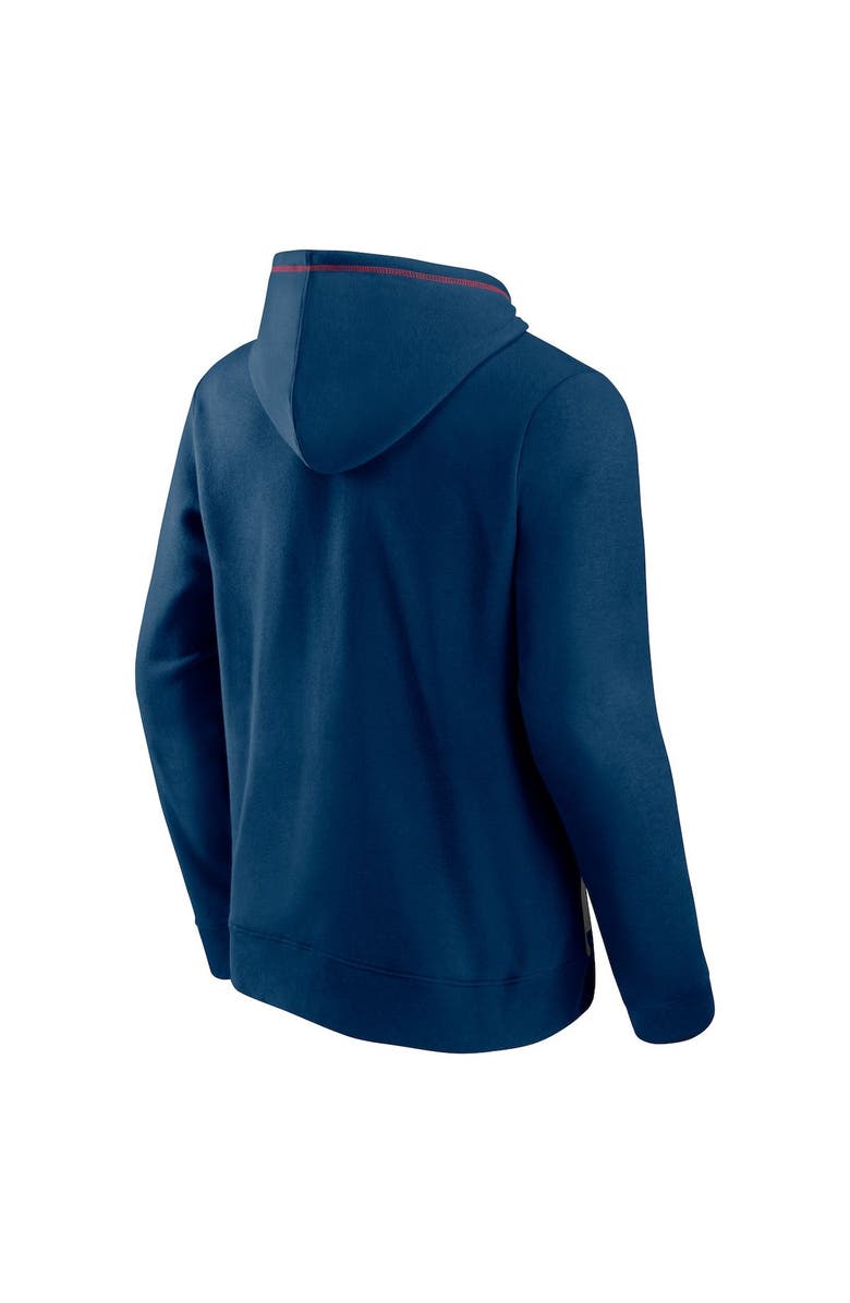 FANATICS Men's Fanatics Branded Heathered Charcoal/Navy Houston Texans Expansion Full-Zip Hoodie, Alternate, color, 