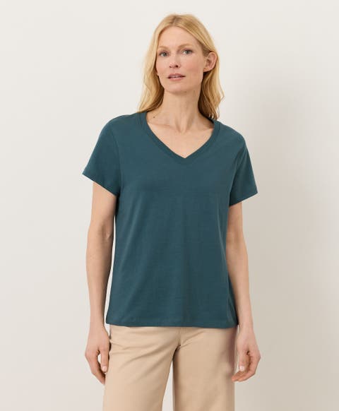 Organic Cotton Softspun Essential V-Neck Tee