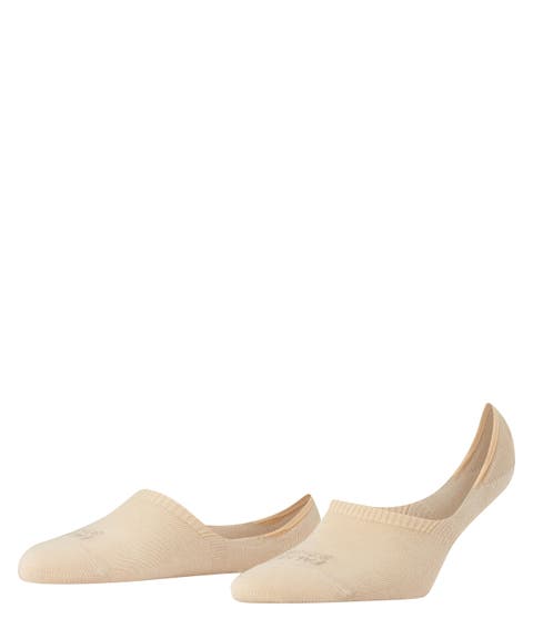 Step Cotton High Cut No Show Socks (Women)