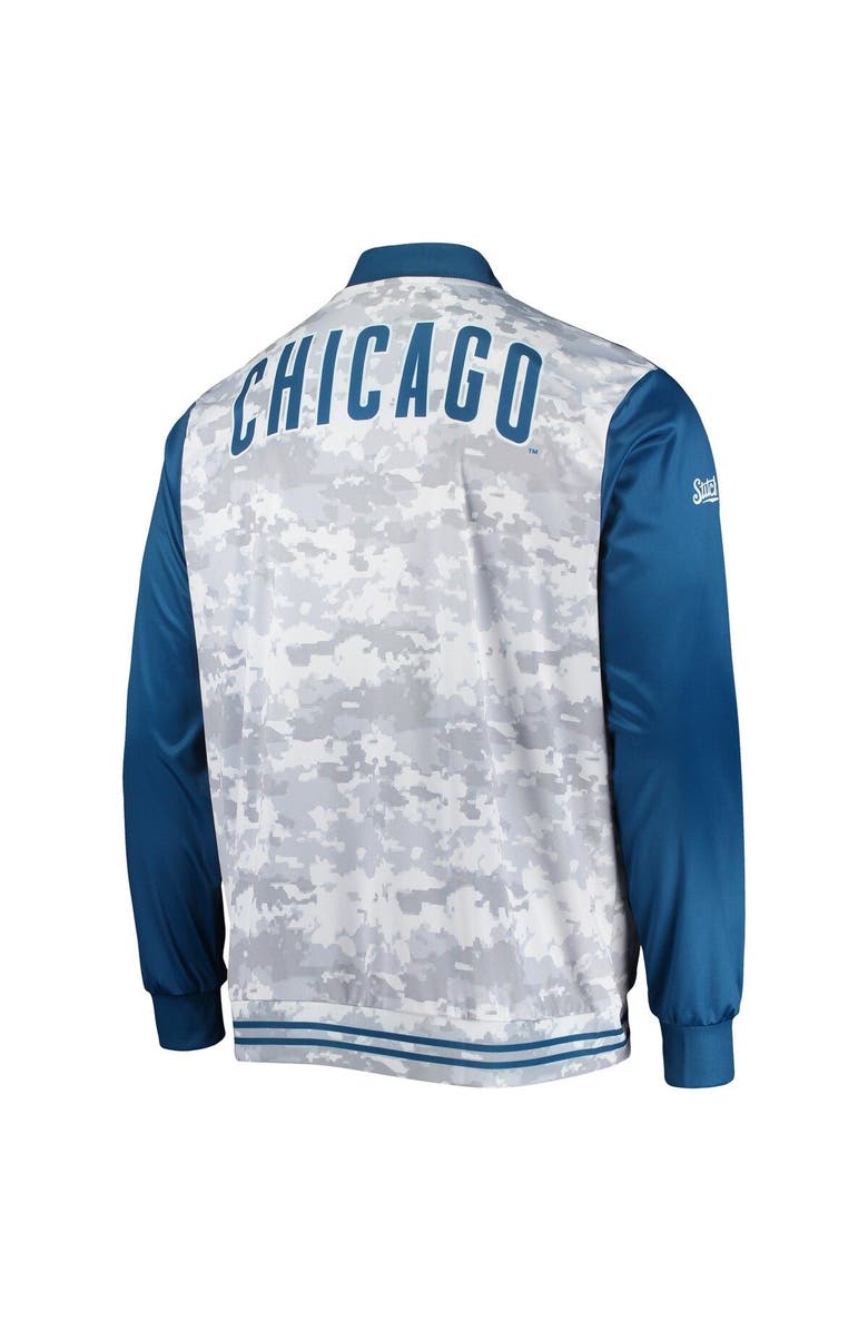 STITCHES Men's Stitches Royal Chicago Cubs Camo Full-Zip Jacket, Alternate, color, Royal