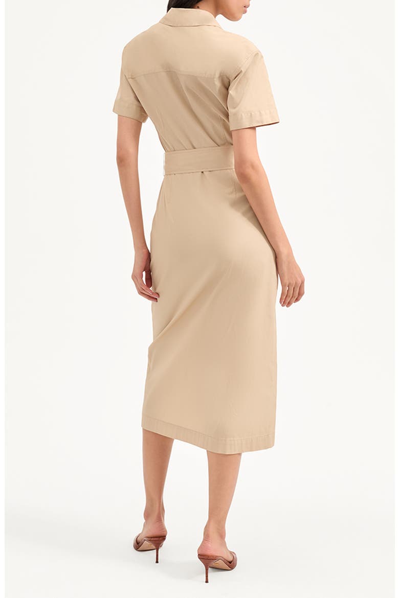 Tabby Belted Shirtdress, Alternate, color, STONE KHAKI