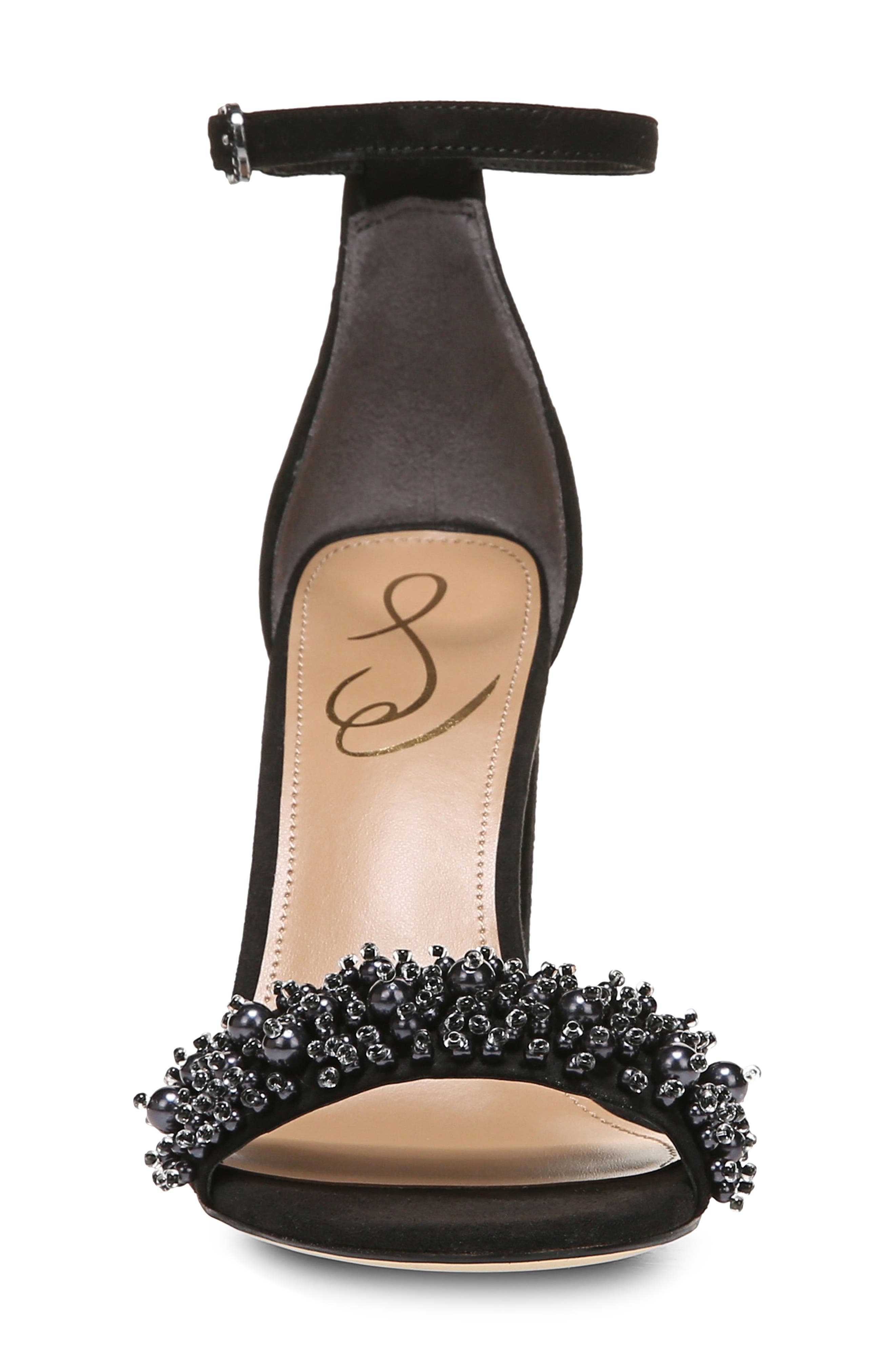 Sam Edelman Yaro Perla Beaded Block Heel Sandal, Alternate, color, 