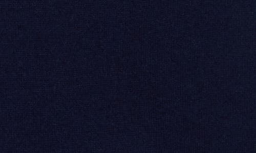 Bruno Magli Half Button Placket Wool & Cashmere Blend Sweater In Blue