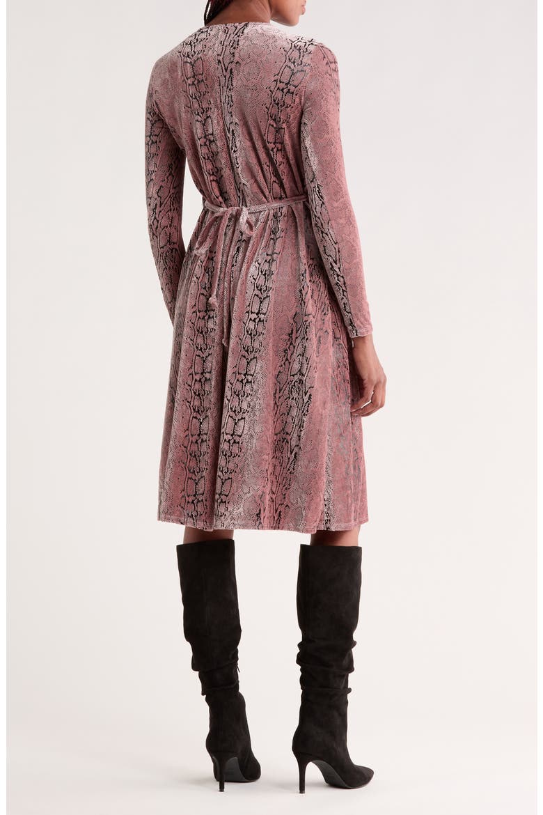 Long Sleeve Dress, Alternate, color, DARK MAUVE