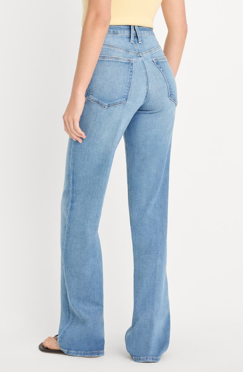 Good American Soft-Tech Good True Straight Leg Jeans, Alternate, color, Indigo1243