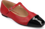 Journee Collection Thea T-Strap Flat