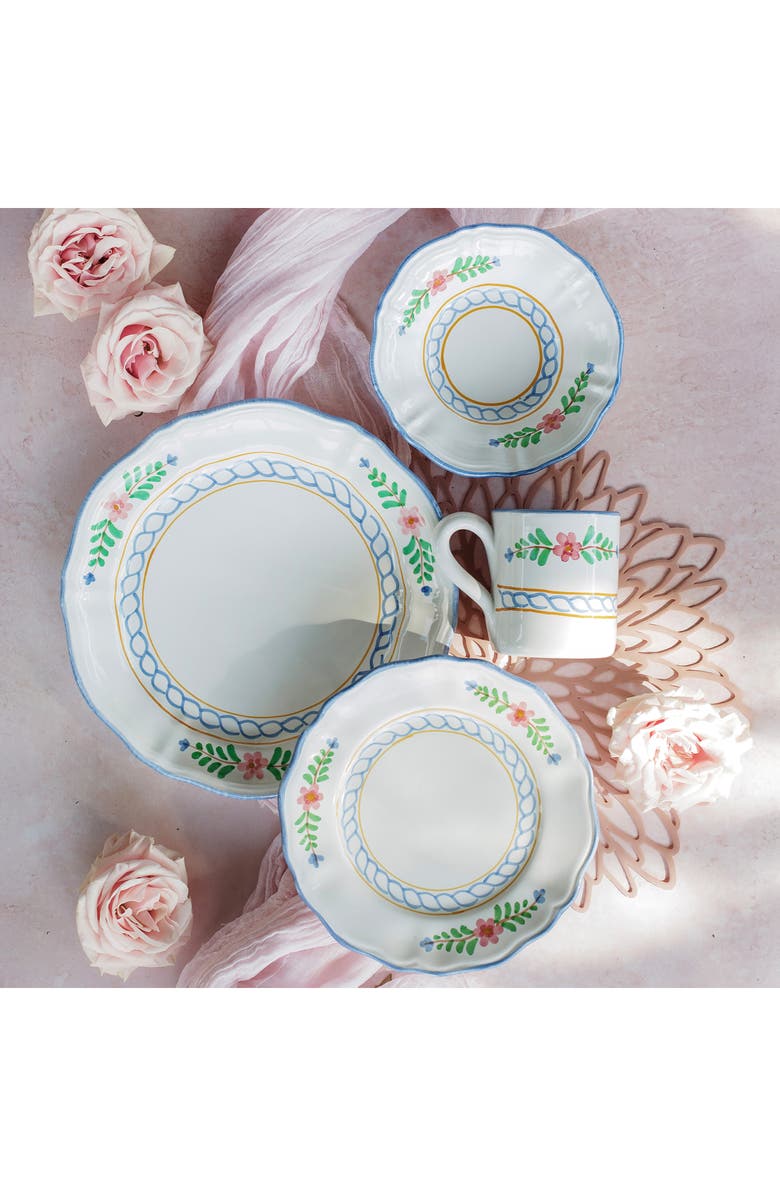 VIETRI Bella Rosa Dinner Plate, Alternate, color, Multi