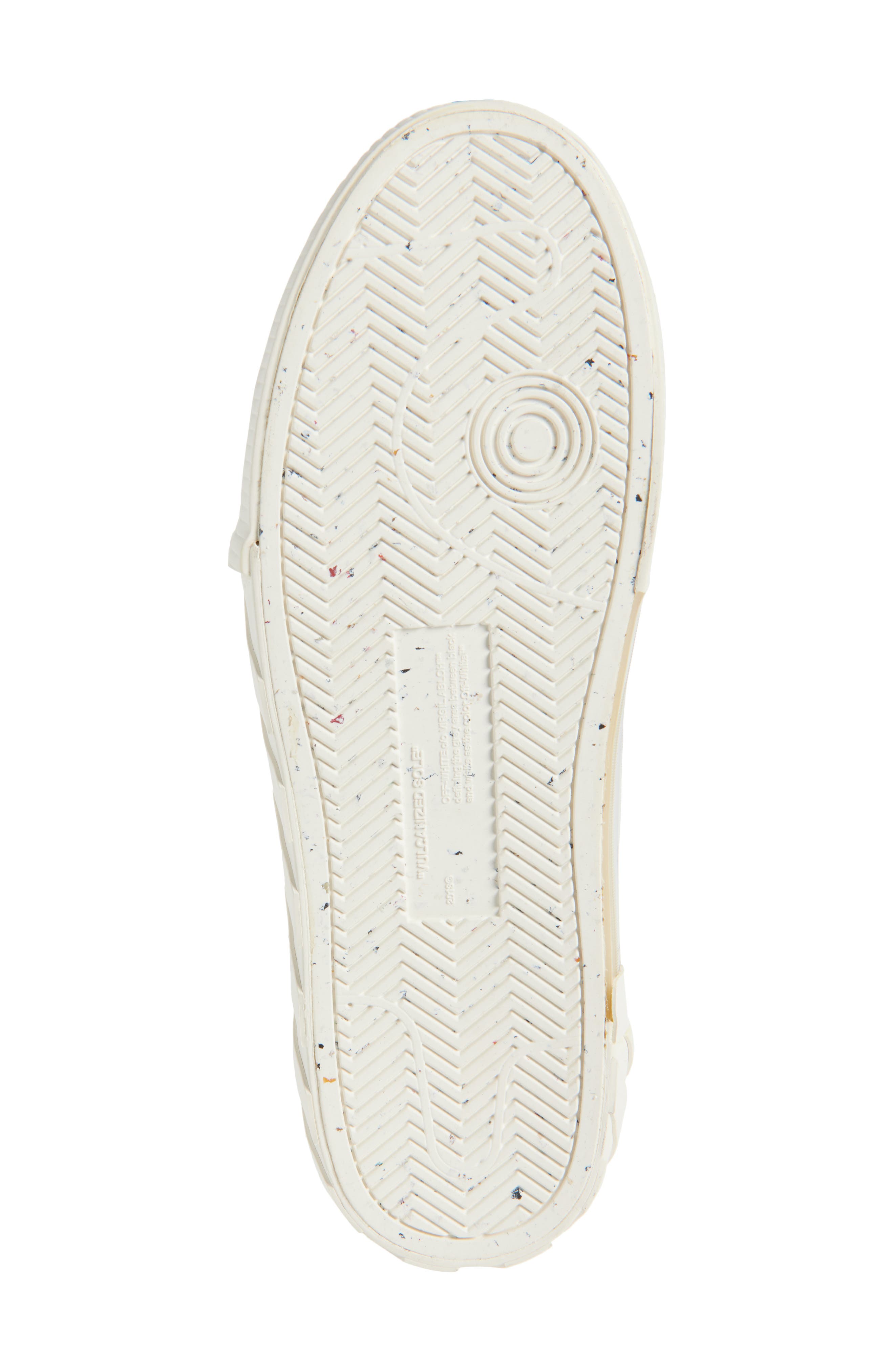 Off-White Low Vulcanized Calf Leather Sneaker, Alternate, color, 