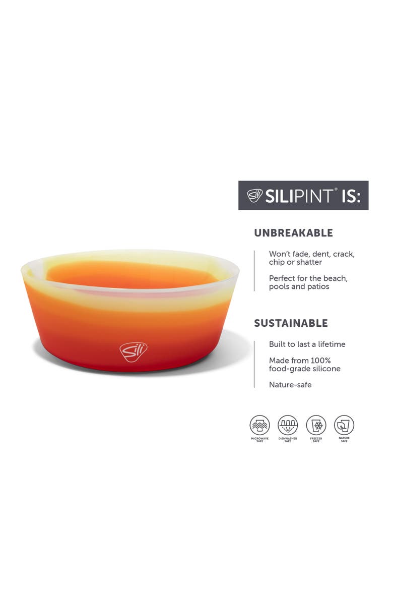 Silicone Squeezeabowl 18oz 2 Pk Marigold, Alternate, color, Multicolored