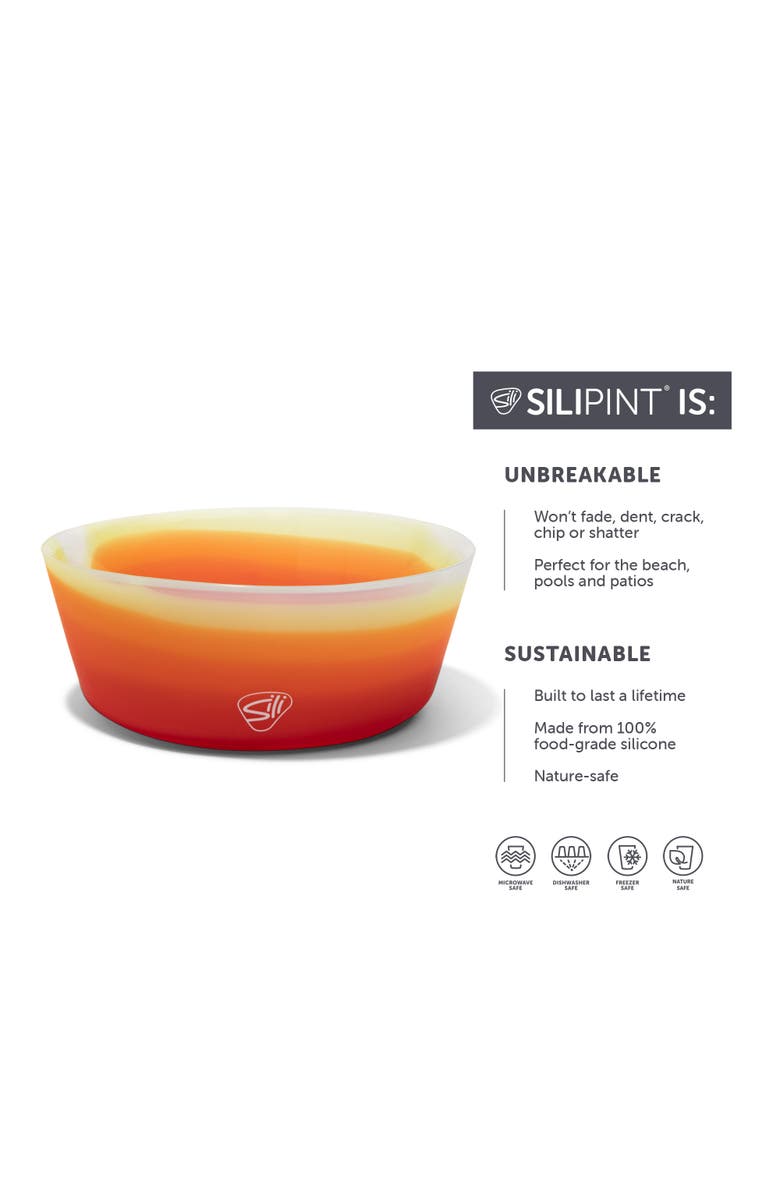 Silipint Silicone Squeezeabowl 18oz 2 Pk Marigold, Alternate, color, Multicolored
