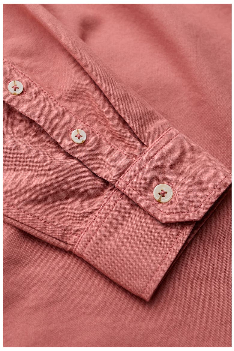 Jenken Garment Dyed Organic Cotton Oxford Shirt, Alternate, color, ROSE DEW