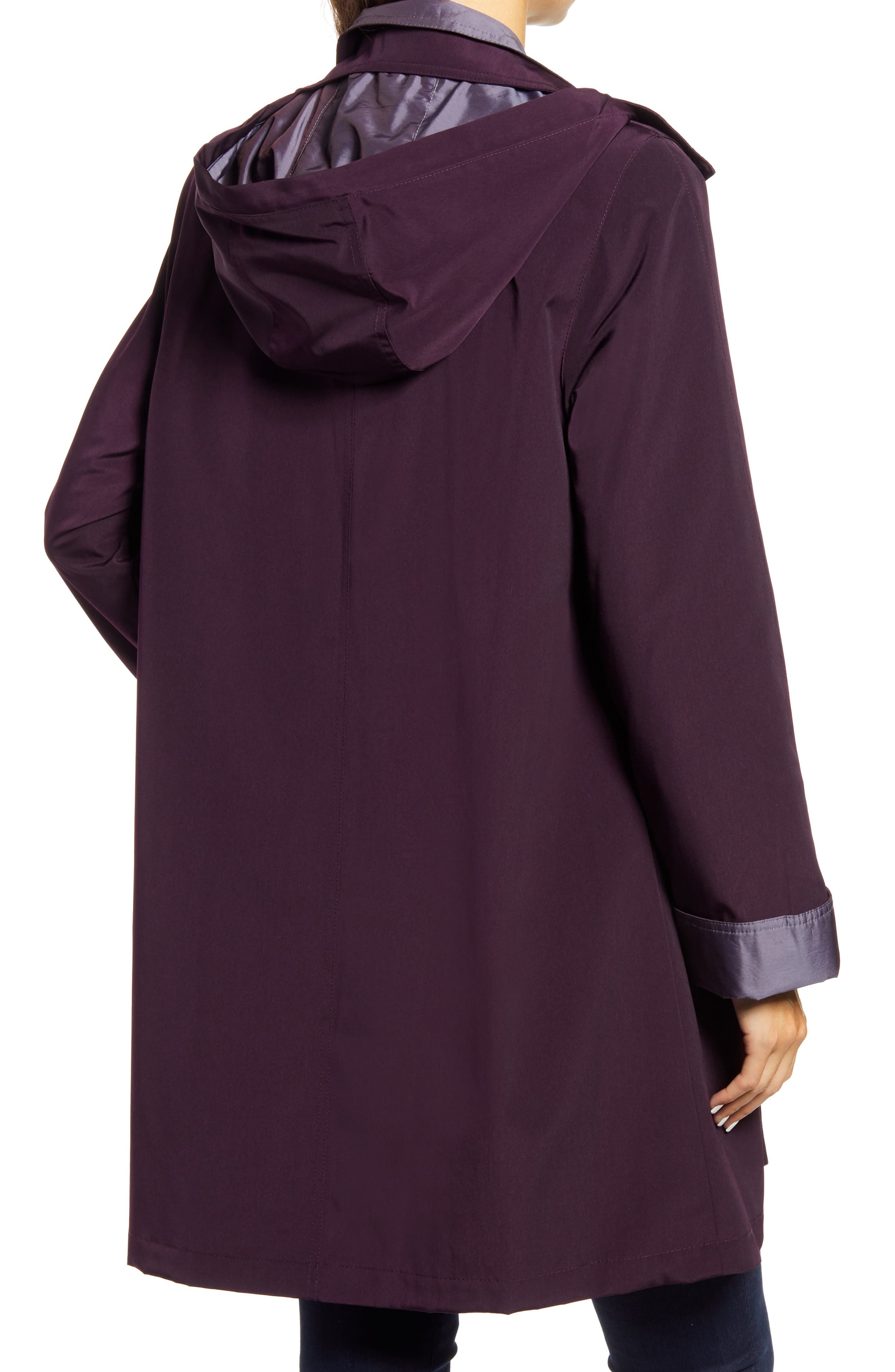 Water Resistant Hooded Rain Jacket - image 4