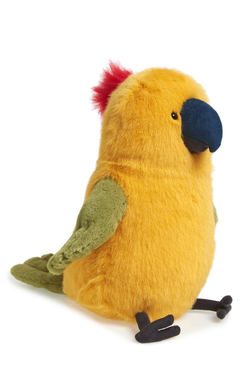 Jellycat Budgeby Parrot Stuffed Animal, Main, color,