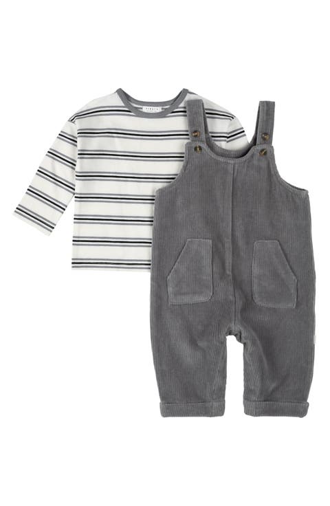 Long Sleeve Top & Corduroy Overalls Set (Baby)