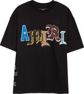 AMIRI Varsity Patch Oversize Cotton T-Shirt
