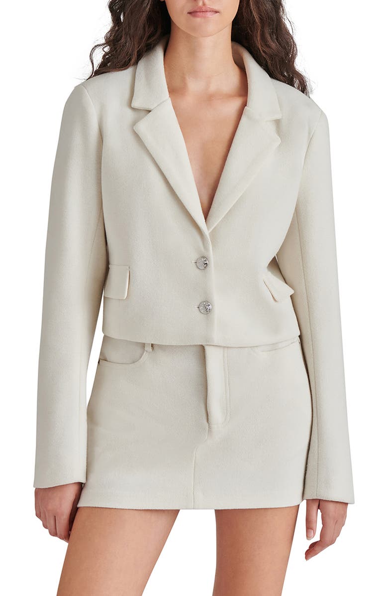 Steve Madden Seraphine Crop Blazer, Main, color, 