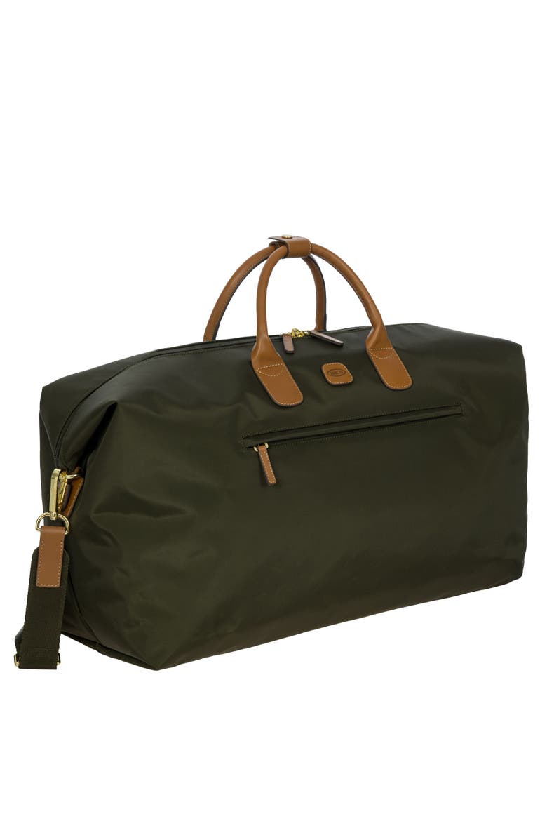 2 Piece Set - Taormina Front Pocket 21" Carry-On Spinner & X-Travel 22'' Deluxe Duffle, Alternate, color, Olive