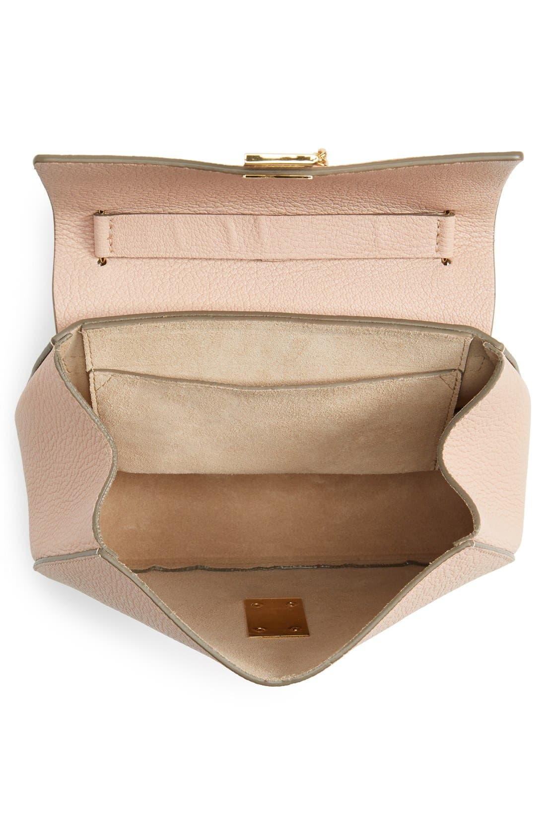 Chloé Drew Leather Shoulder Bag, Alternate, color, 