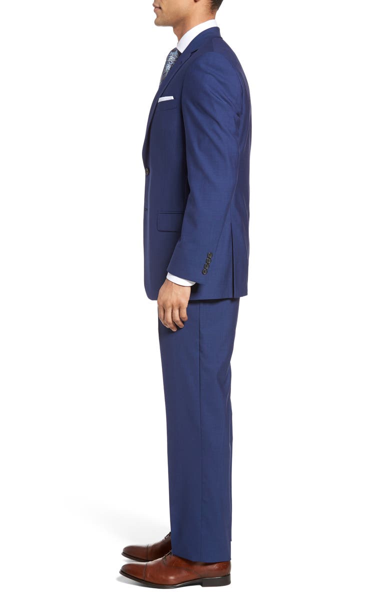 Hart Schaffner Marx Classic Fit Solid Wool Suit, Alternate, color,