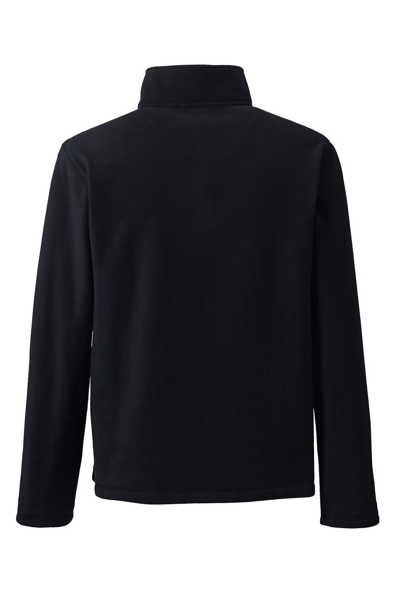 School Uniform Young  Lightweight Fleece Quarter Zip Pullover, Alternate, color, Black