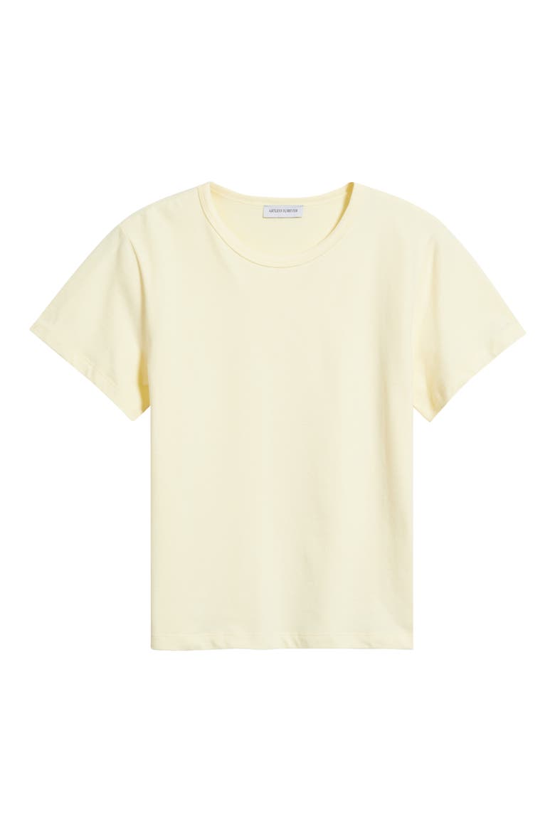Reese Oversize Cotton T-Shirt, Alternate, color, BUTTER YELLOW