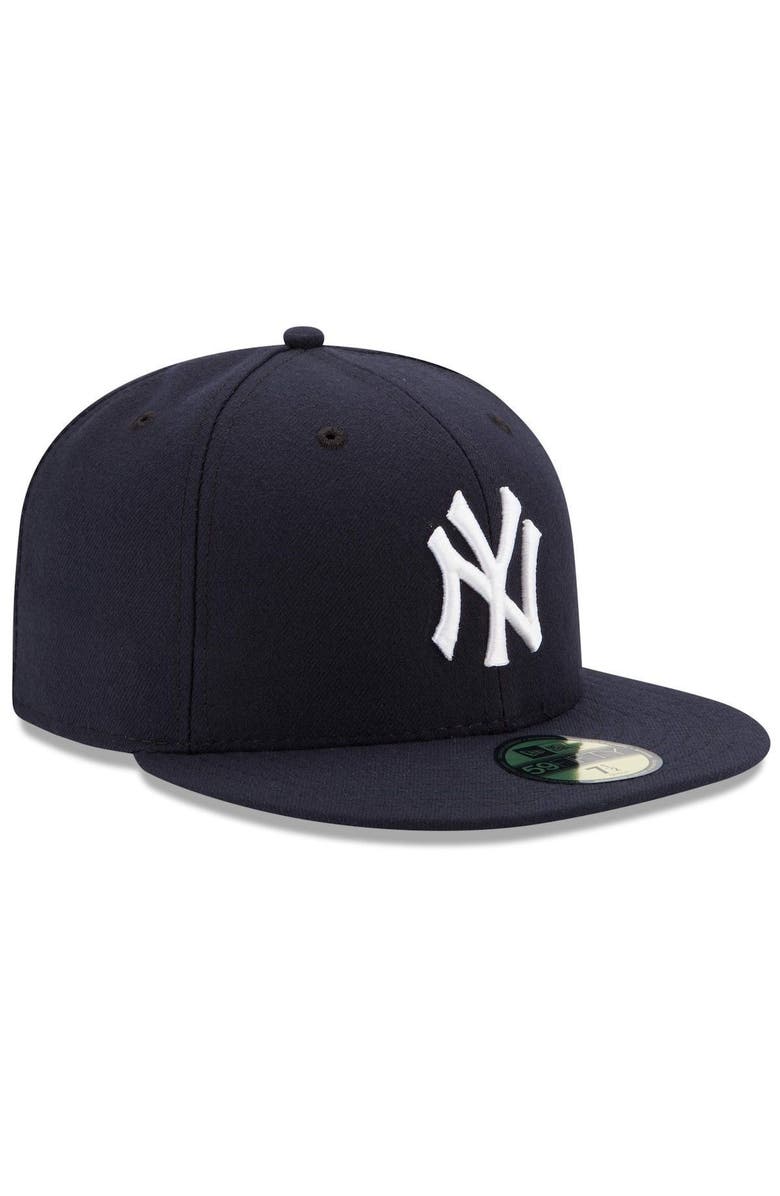 New Era Men's New Era Navy New York Yankees Game Authentic Collection On-Field 59FIFTY Fitted Hat, Alternate, color, Navy