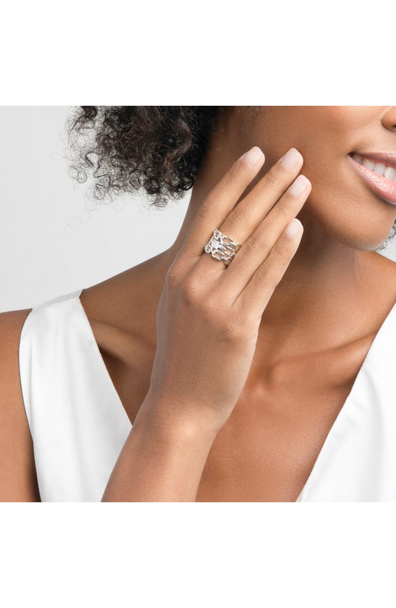 ZARUX Modern Day Ring, Alternate, color, White Gold