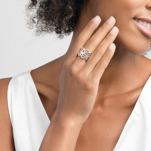 Zarux Modern Day Ring In Silver
