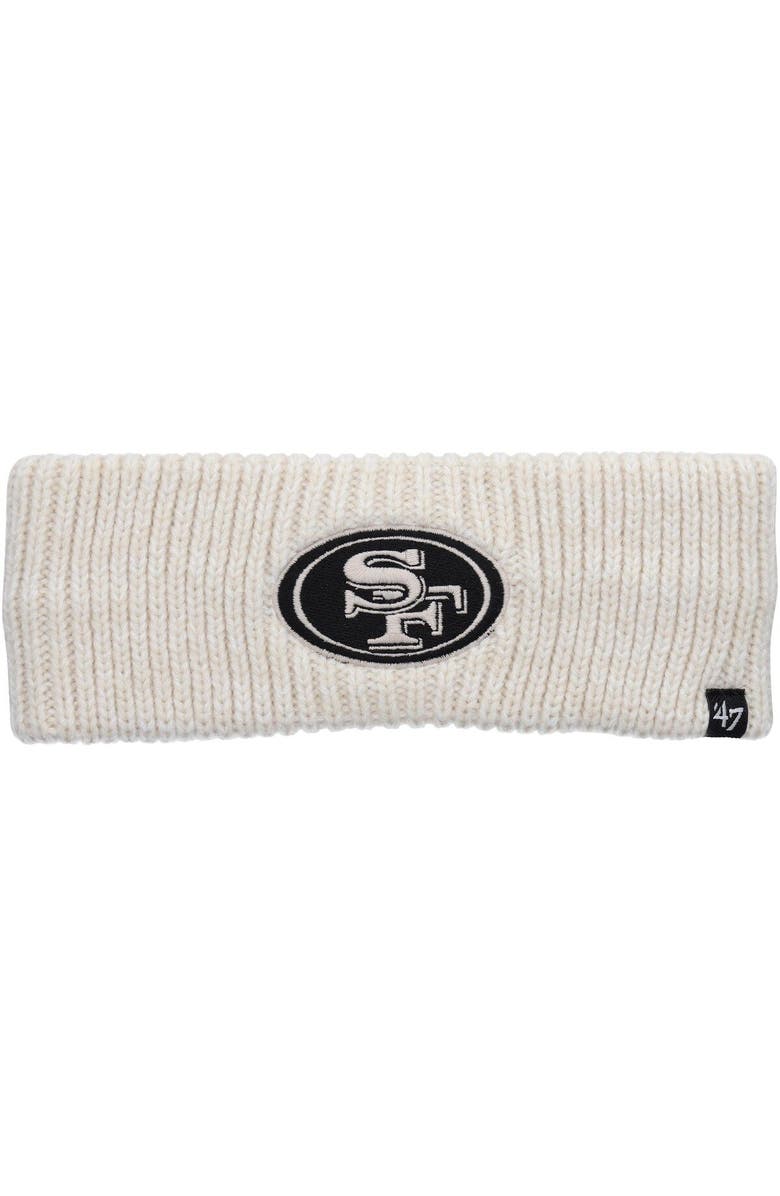 '47 Women's '47 Cream San Francisco 49ers Meeko Headband, Main, color, 