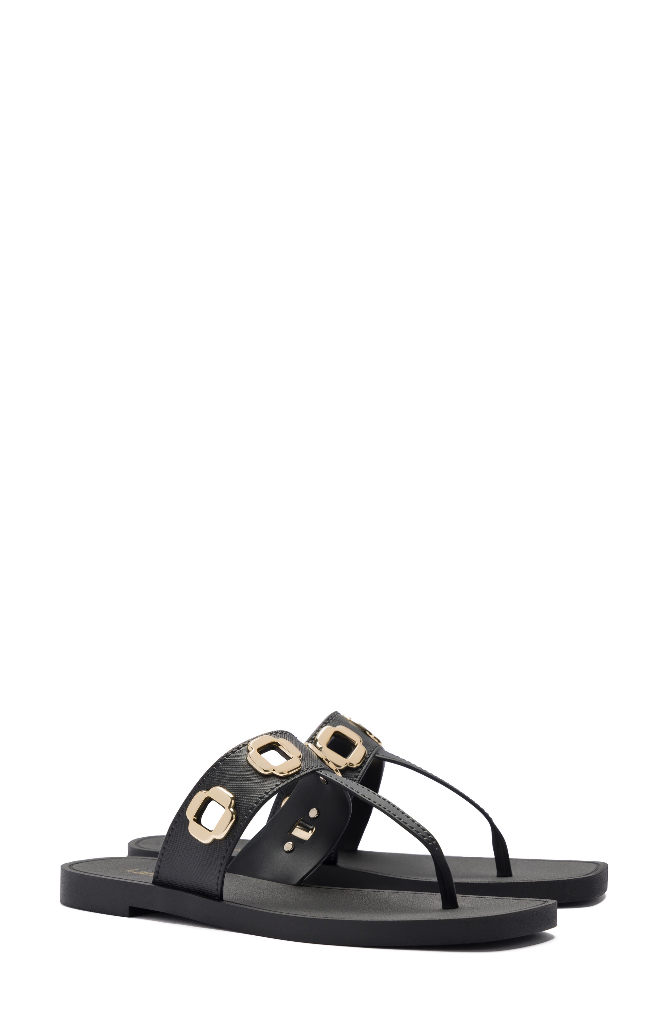 Larroudé Milan Jelly Thong Sandal, Main, color, 