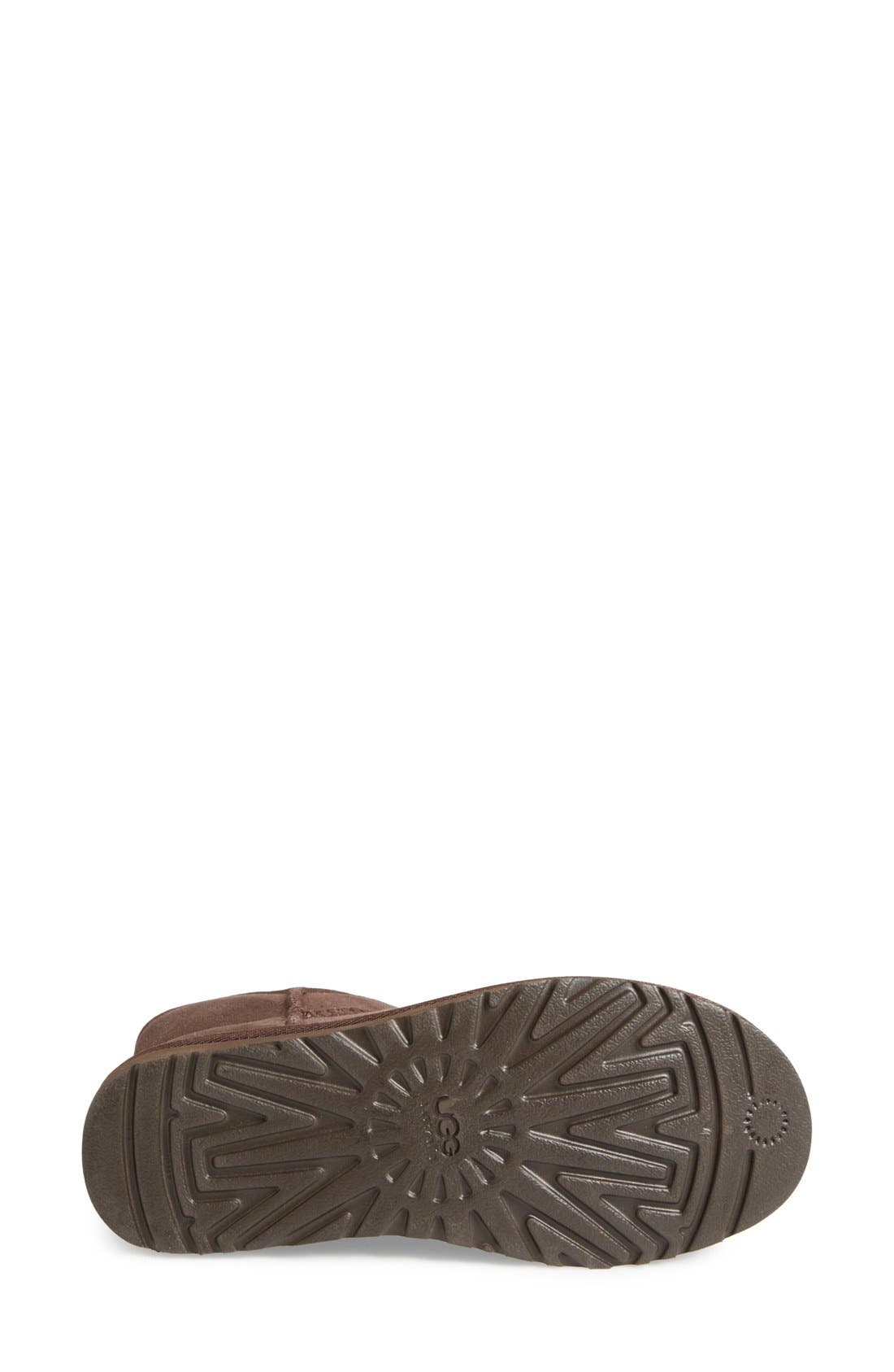 Classic Mini Boot, Alternate, color, CHOCOLATE