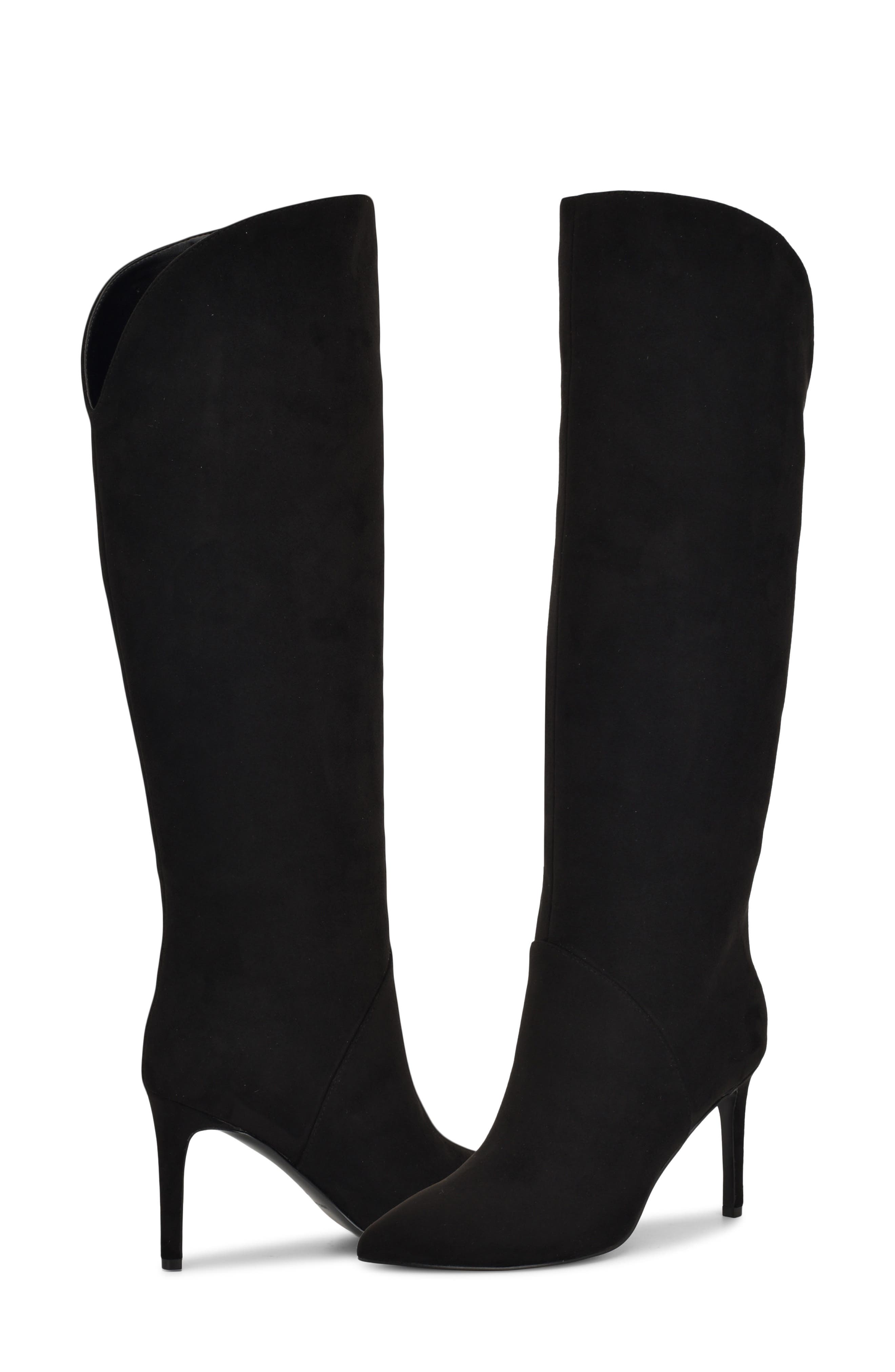 Nine West Razla Pointed Toe Boot, Alternate, color, Black