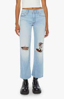 The Rambler Flood Ripped Ankle Wide Leg Jeans