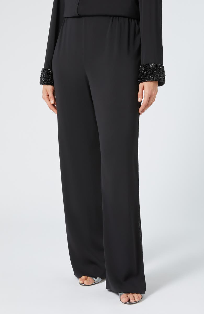 Marina Rinaldi Radio Cady Wide Leg Pants, Main, color, 