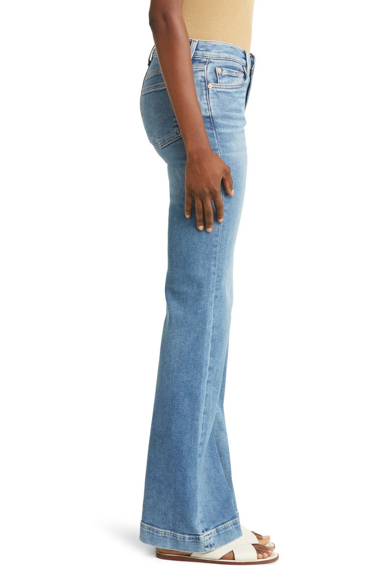 Dojo Flare Leg Jeans, Alternate, color, LYME