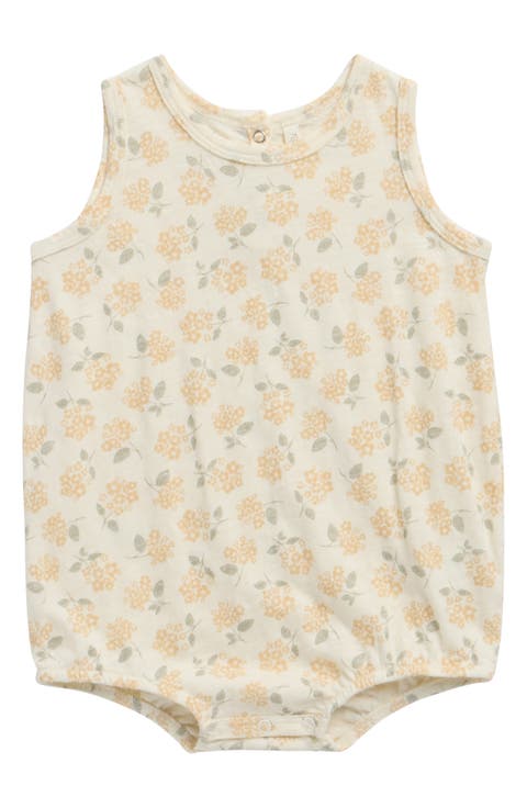 Ditsy Print Cotton Bubble Bodysuit (Baby)