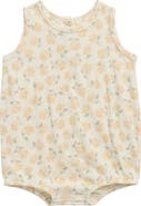 Rylee + Cru Ditsy Print Cotton Bubble Bodysuit